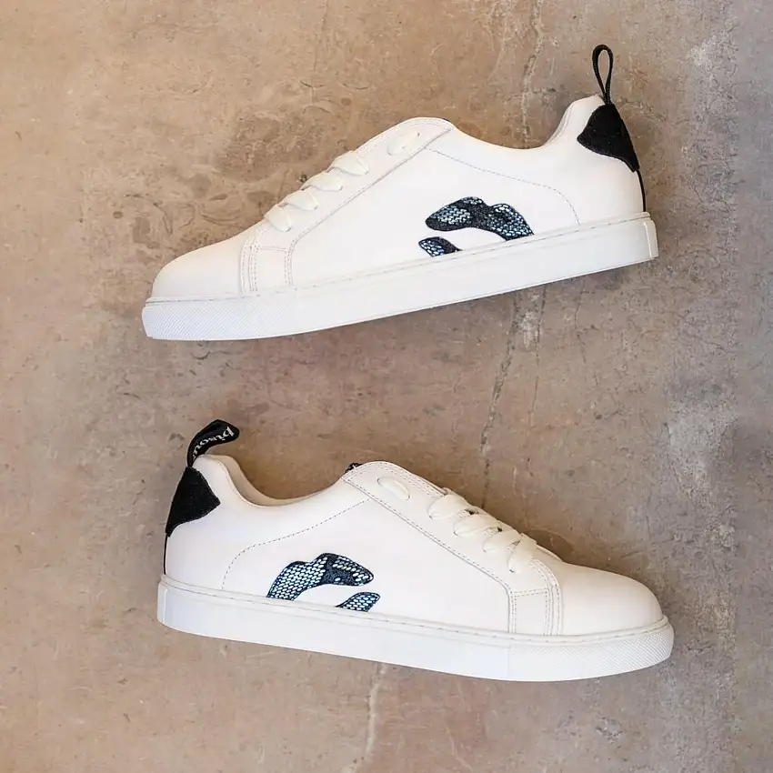 Scarpe da ginnastica da donna Bons Baisers de Paname Betty-Snake Night Blue