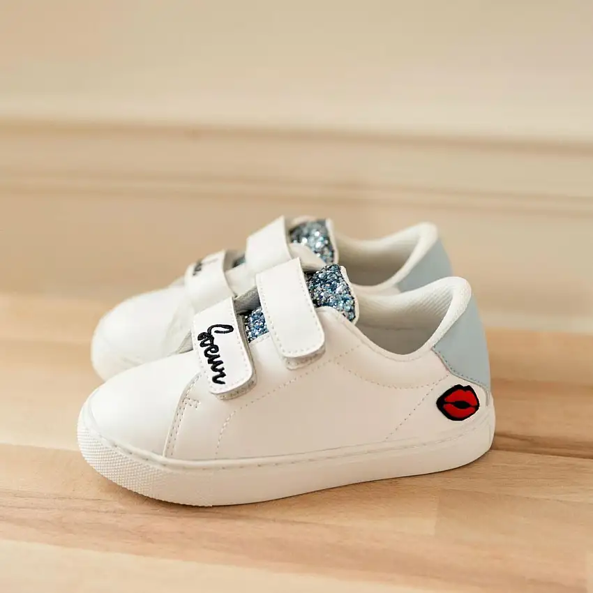 Scarpe da ginnastica da ragazza Bons Baisers de Paname Mini Edith-Grande Soeur