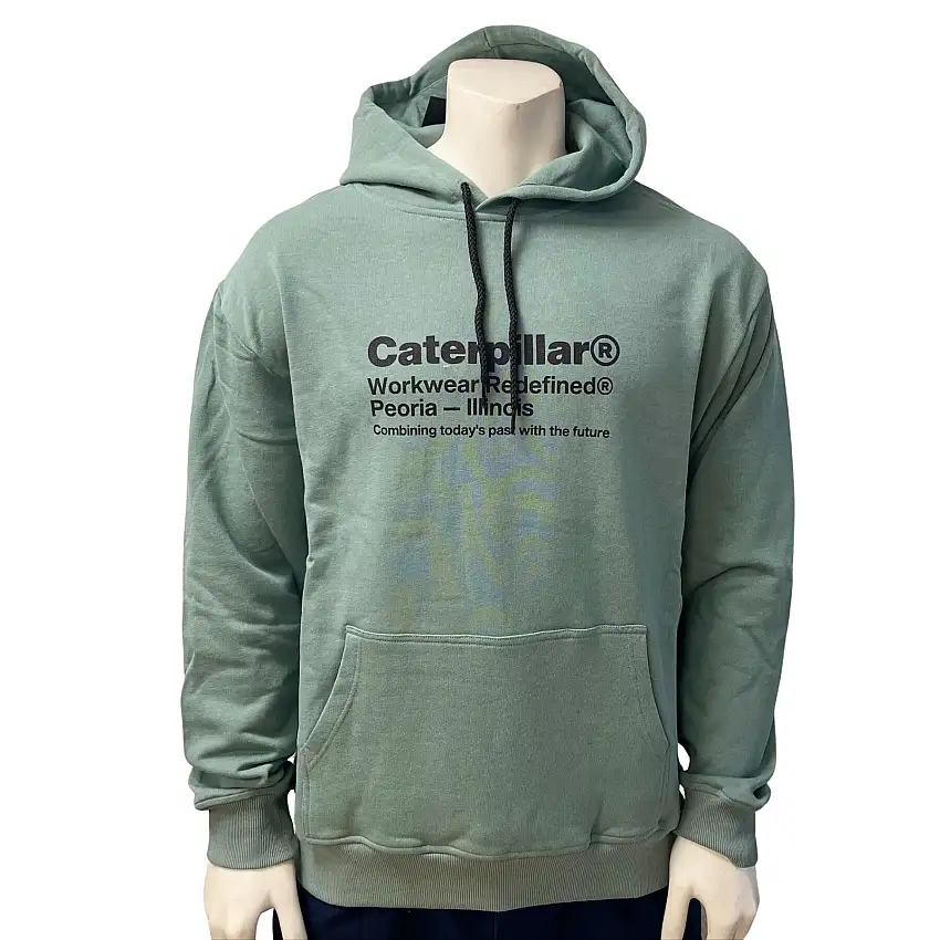 Felpa a girocollo Caterpillar con cappuccio Basic [Misura XS]