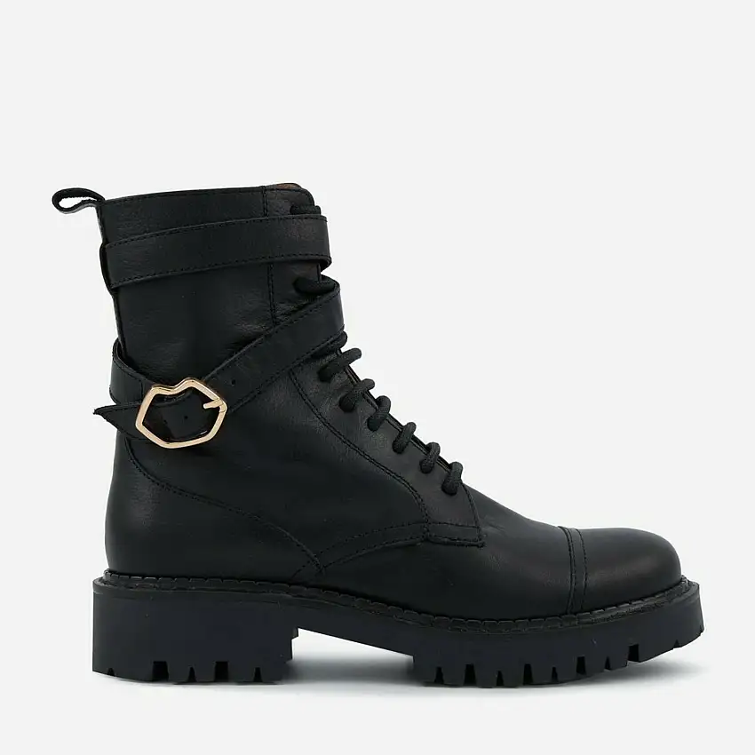 Stivali da donna Bons Baisers de Paname Amy-Cuir Grainé Noir