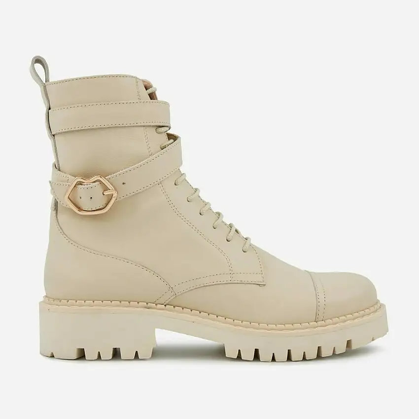 Stivali da donna Bons Baisers de Paname Amy-Cuir Beige