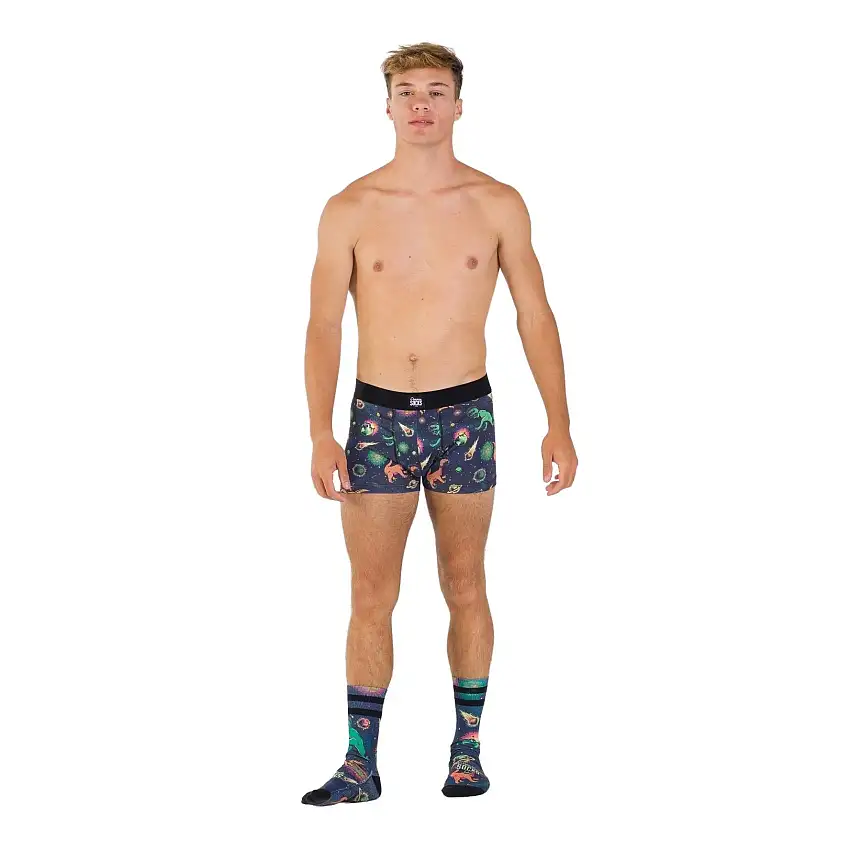 Boxer American Socks Space Dino