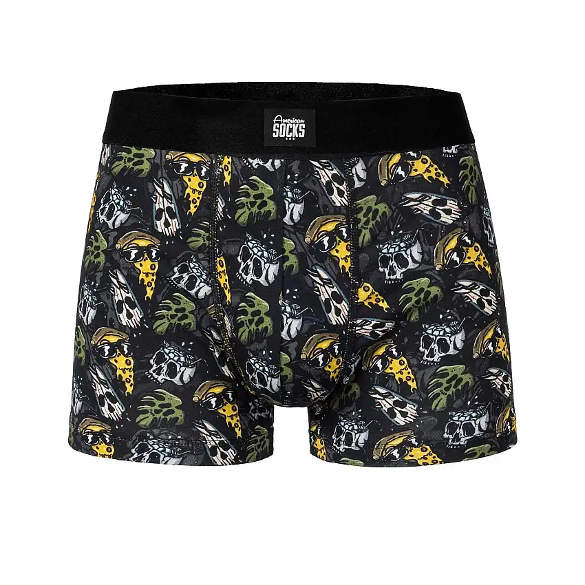 Boxer American Socks Pizza Surfer