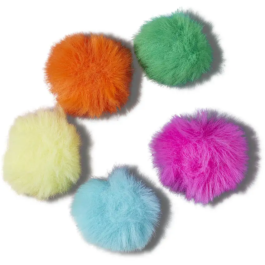 Jibbitz Crocs 80s Neon Puff Ball (x5)
