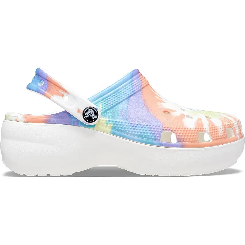 Zoccoli da donna Crocs Classic Platform Tie Dye Graph