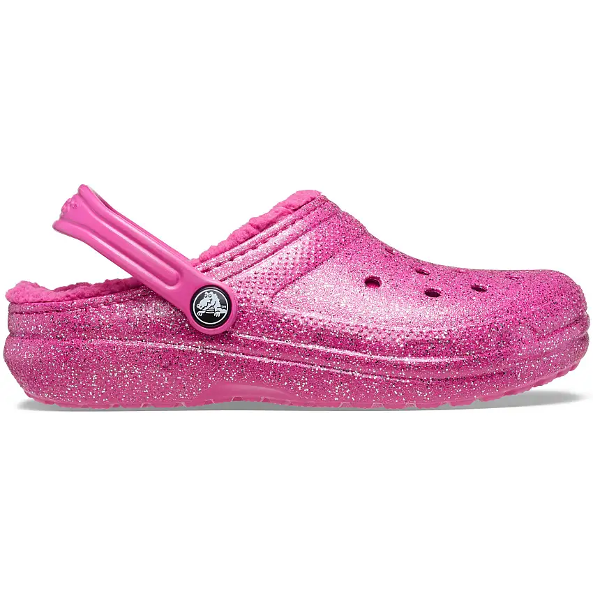 Zoccoli per bambini Crocs Classic Lined Glitter