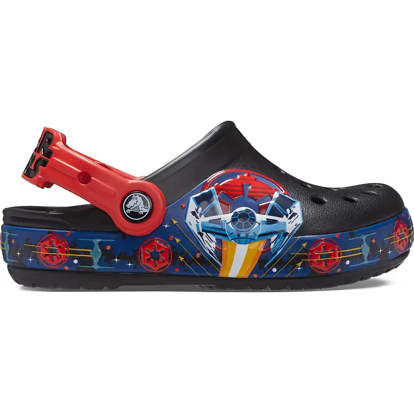 Zoccoli per bambini Crocs FL Darth Vader Lights