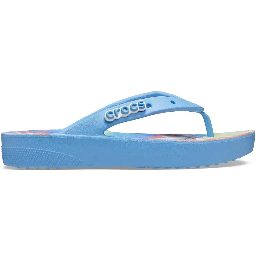 Infradito da donna Crocs Classic Platform Tie Dye