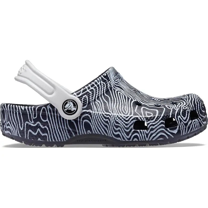 Zoccoli per bambini Crocs Classic Topographic