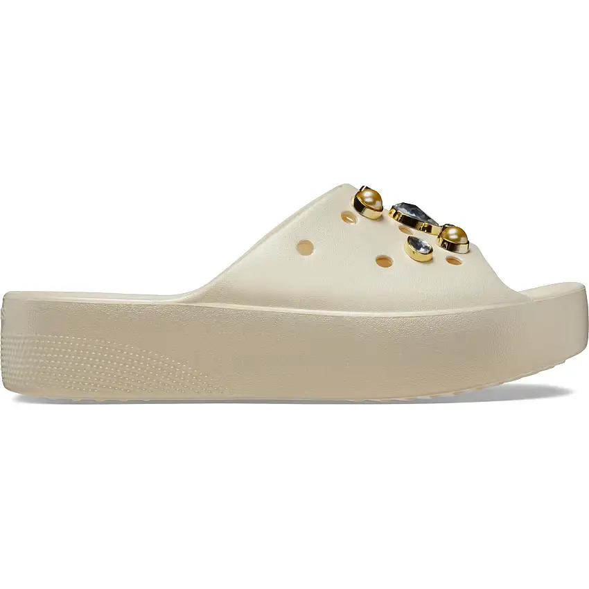 Infradito da donna Crocs Cls Platform Crystals Pearls