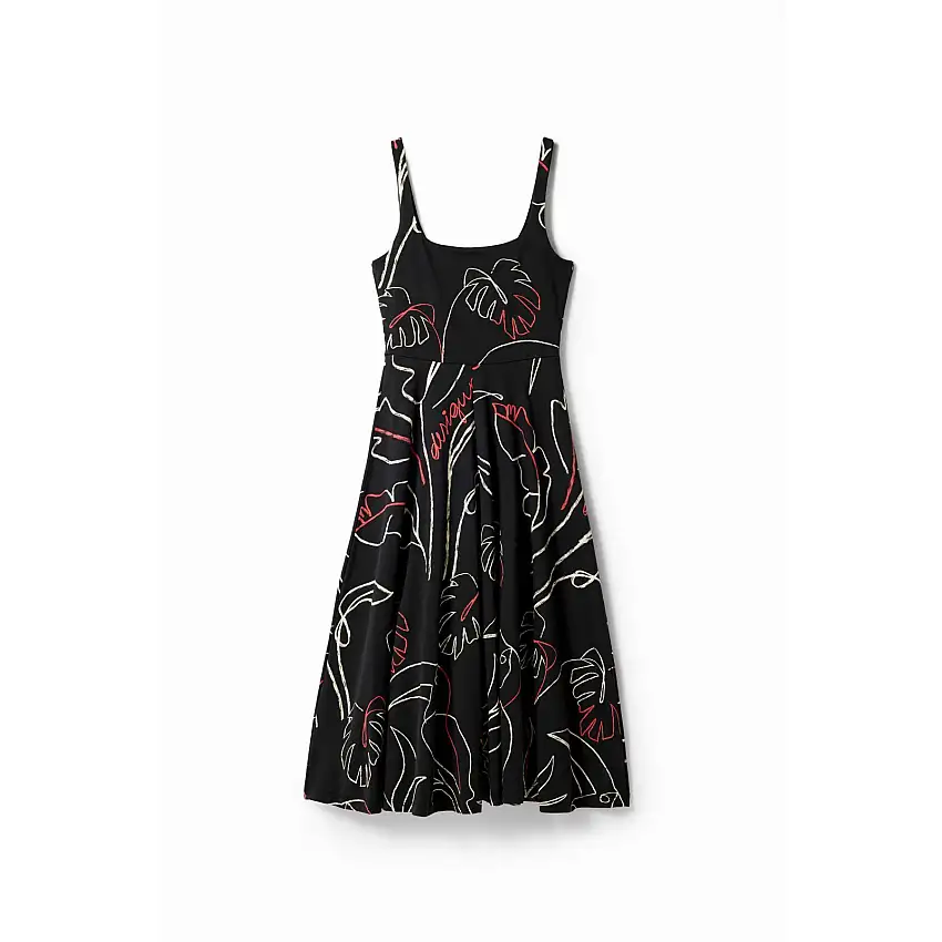 Vestito da donna tropicale in rete Desigual