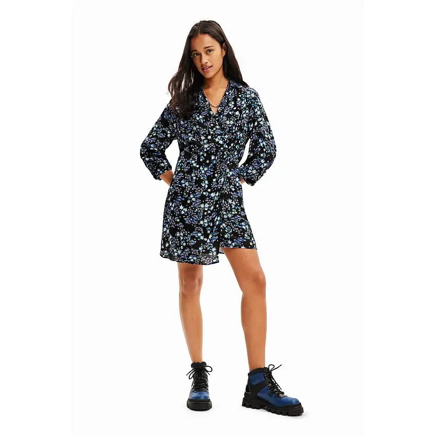 Wrap dress in fantasia floreale da donna Desigual