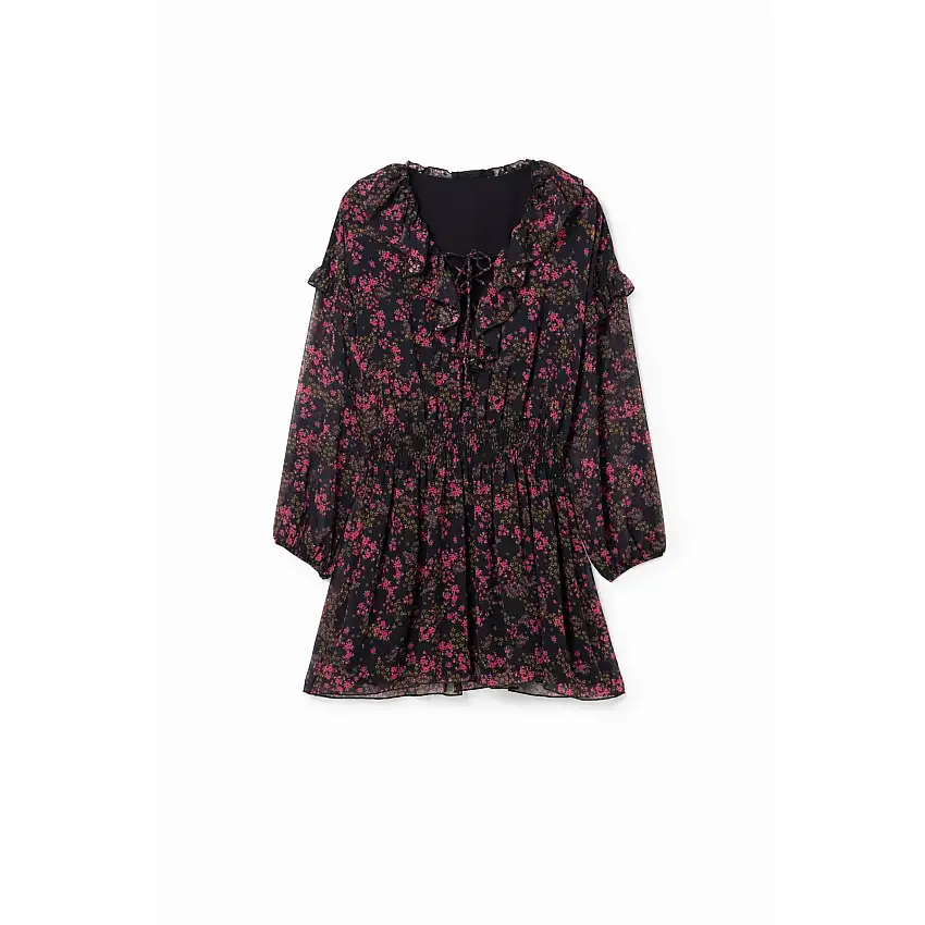 Abito corto da donna con stampa floreale Desigual