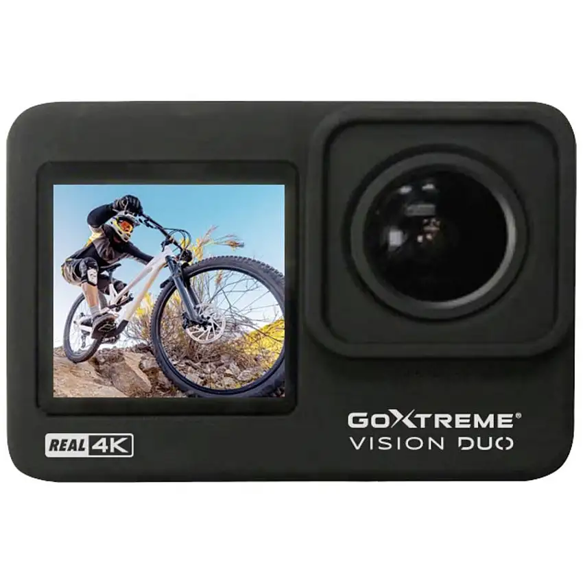 Fotocamera Easypix GoXtreme Vision DUO 4K [Misura 10,5x7x24,5 cm]