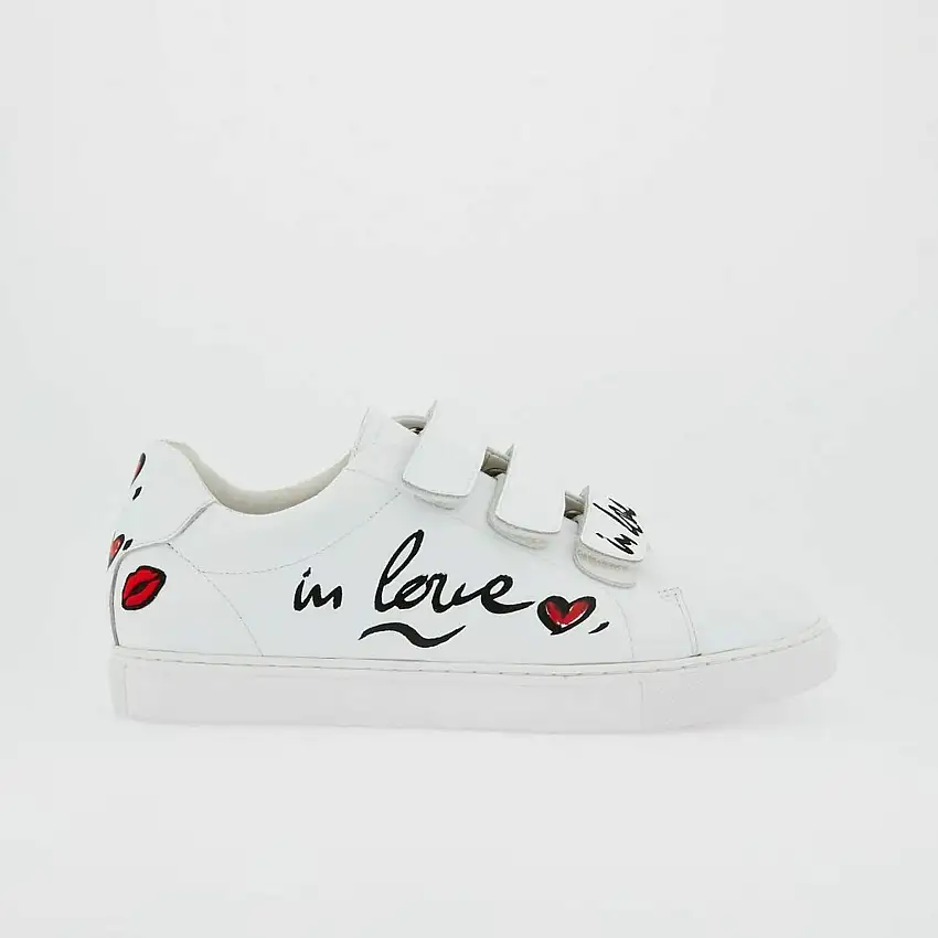 Scarpe da ginnastica da donna Bons Baisers de Paname Edith In Love-Graf