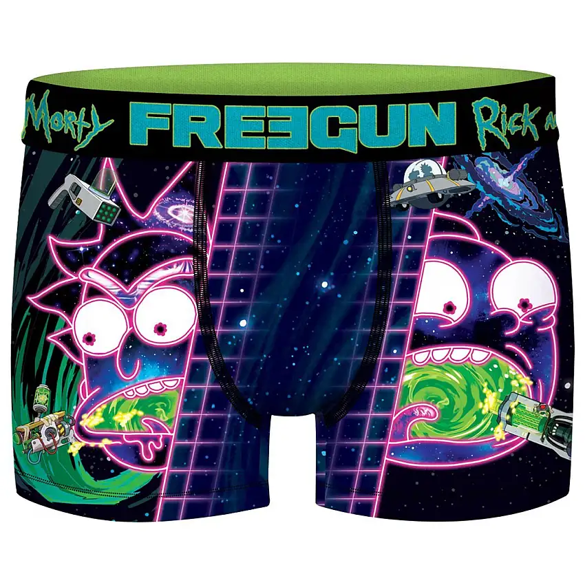 Boxer Freegun Rick et Morty Space