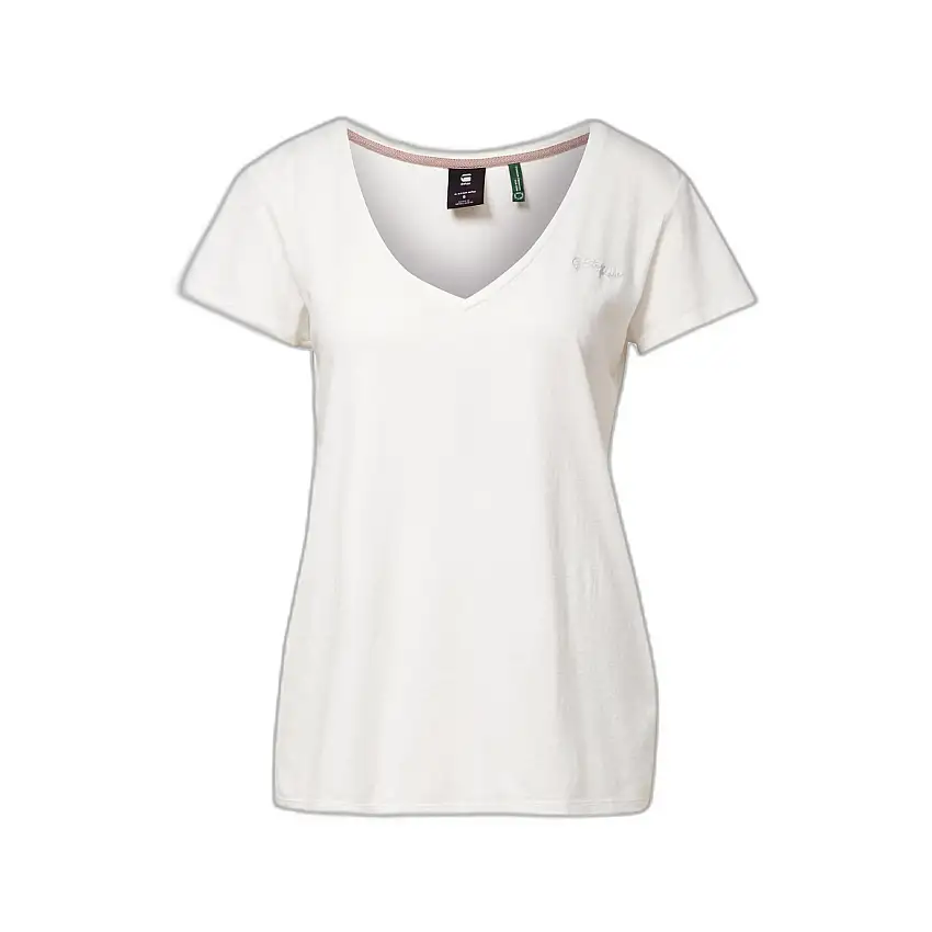 T-shirt top scollo a V grafica 2 donna G-Star