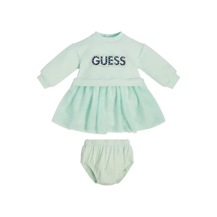 Abito biologico per bambina sweat + set di mutandine Guess