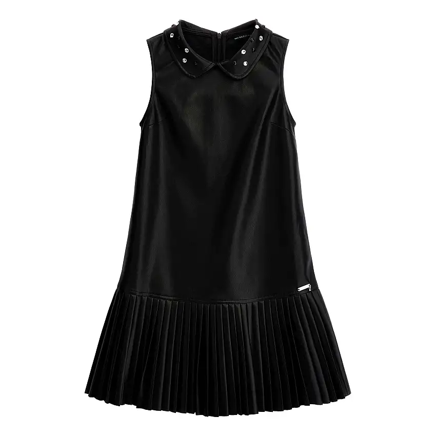 Abito da bambina in ecopelle Guess