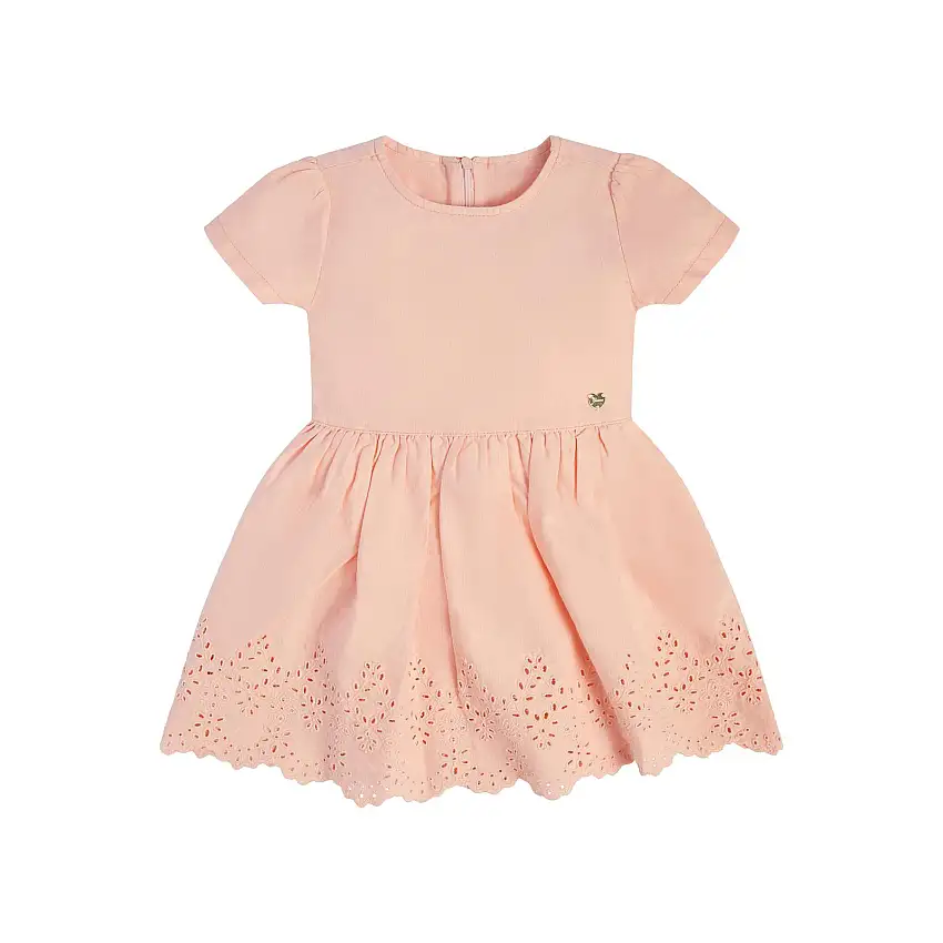 Abito da bambina in misto lino Guess GMT