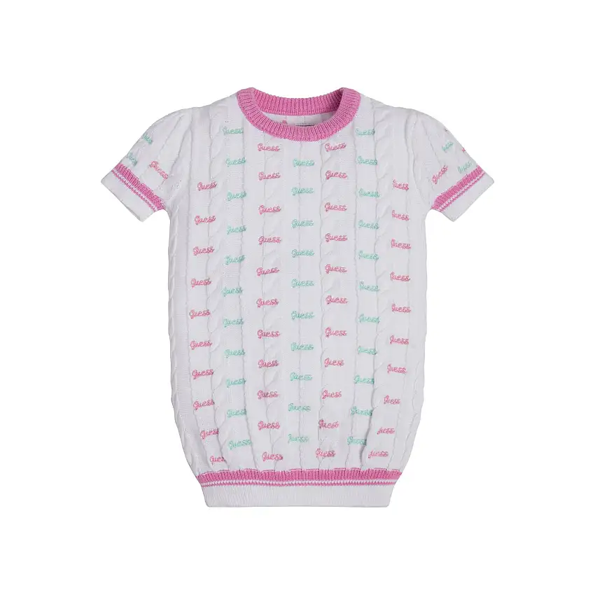 Abito in maglia di cotone biologico per bambina Guess