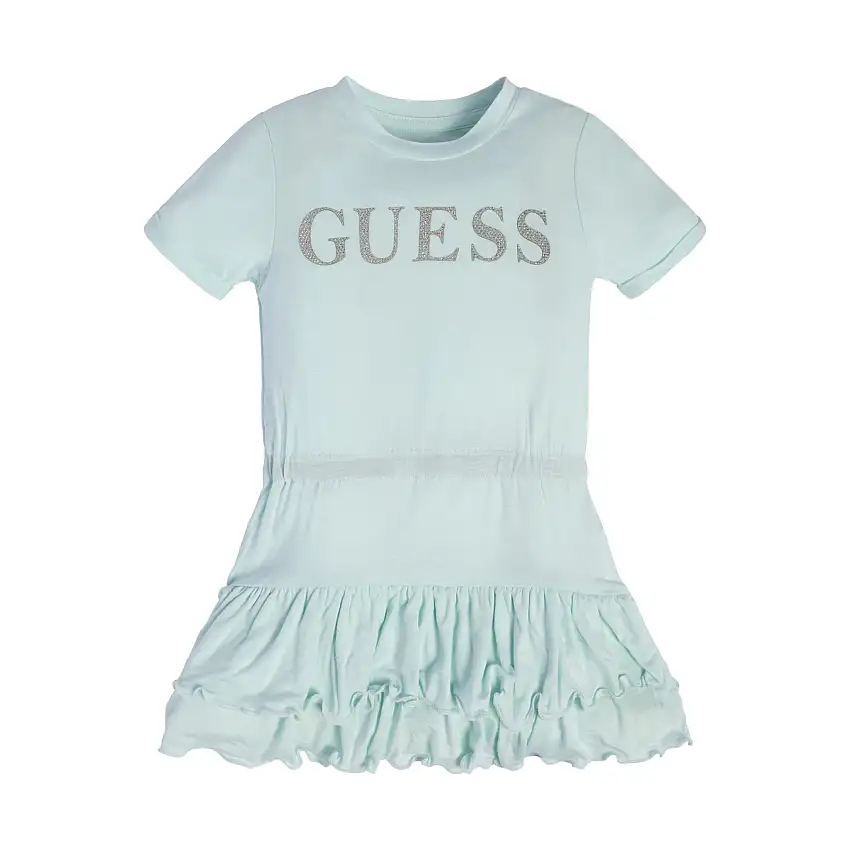 Abito bambina in viscosa elastica Guess