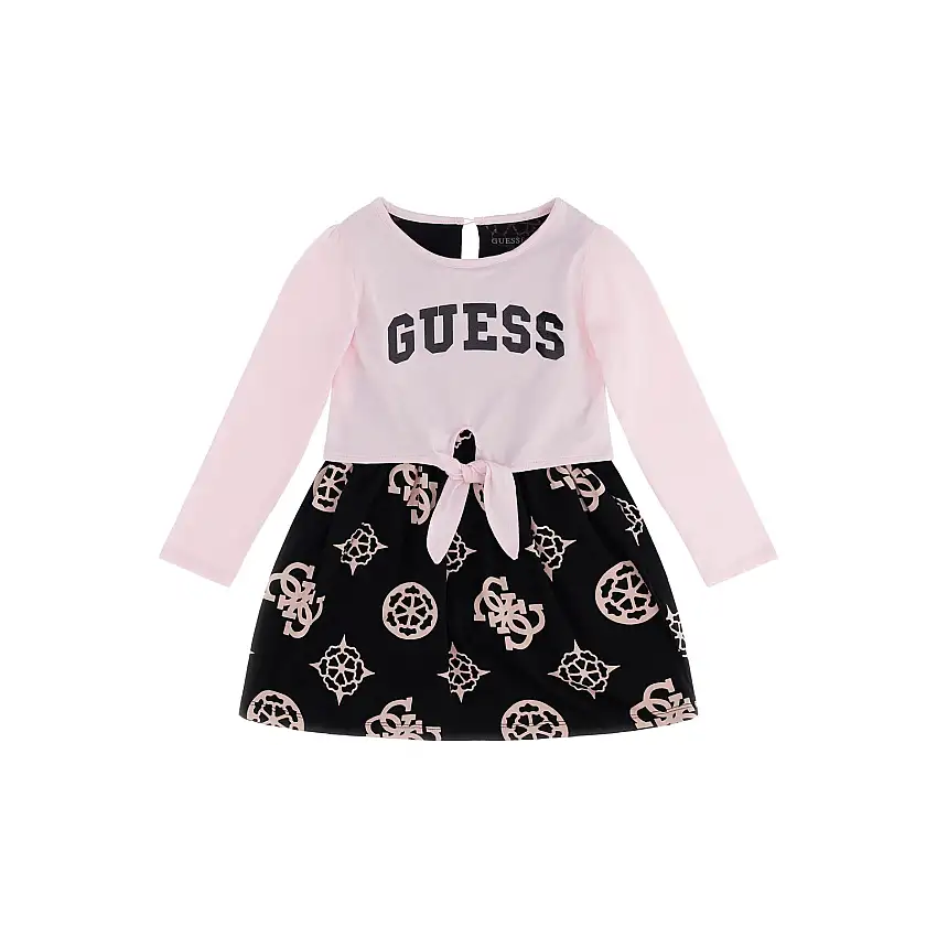 Abito bambina in jersey a maniche lunghe Guess