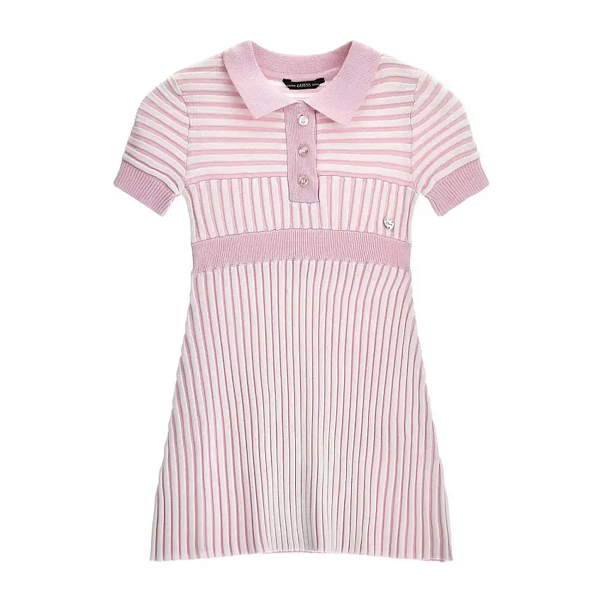 Abito bambina in maglia a maniche corte Guess