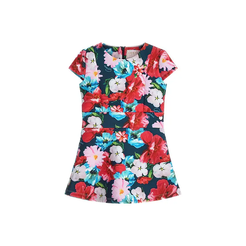 Abito da bambina in scuba Guess