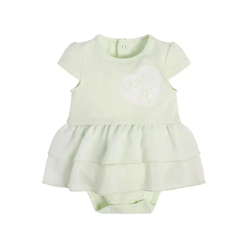Abito body avec empiècement en mousseline bébé fille Guess