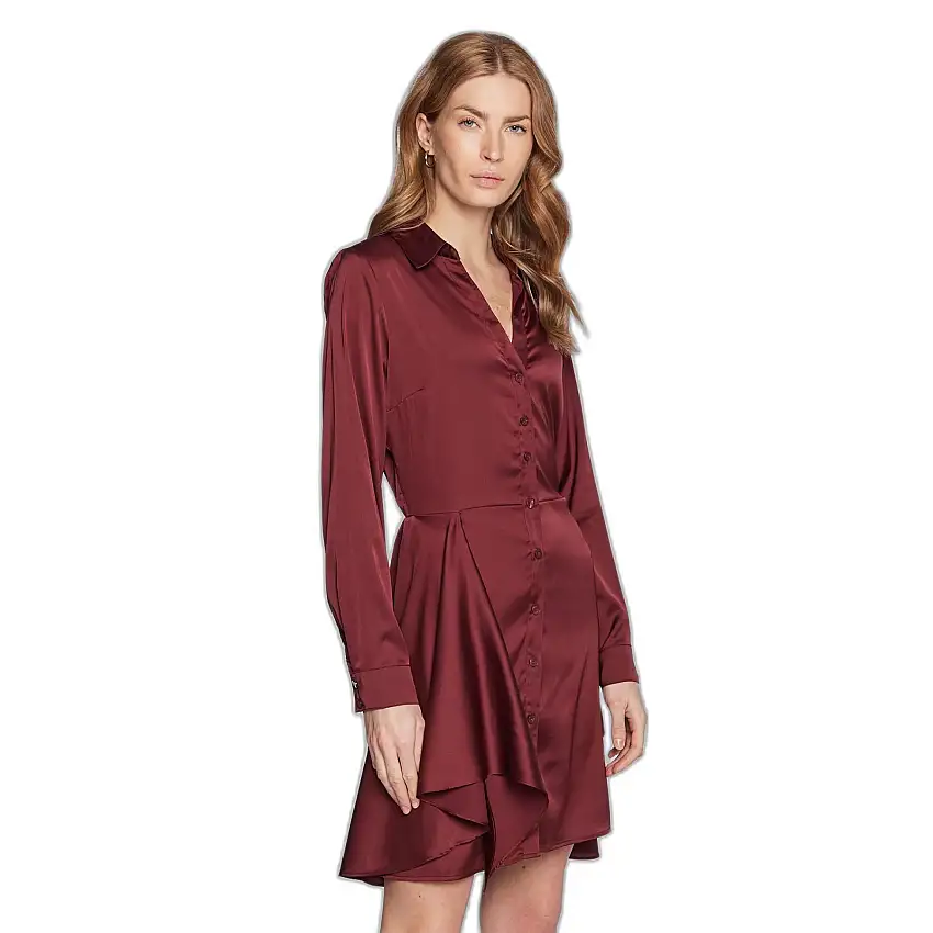 Abito camicia donna a maniche lunghe Guess Es Alya