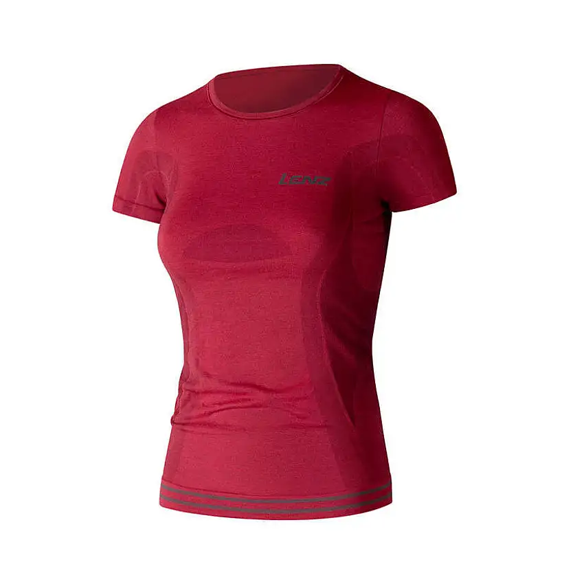 T-shirt da donna a girocollo Lenz Merino 6.0