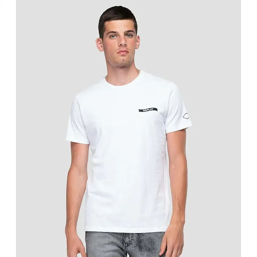 T-shirt in jersey stampato Replay