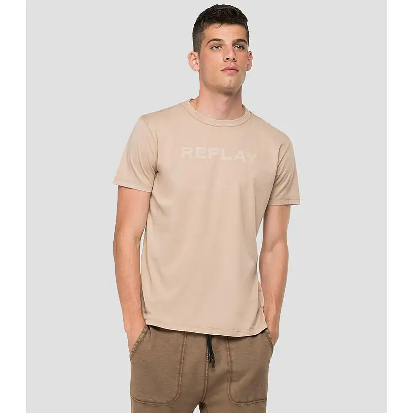 T-shirt in jersey di cotone biologico Replay