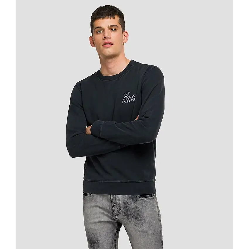 Felpa girocollo Replay rebels