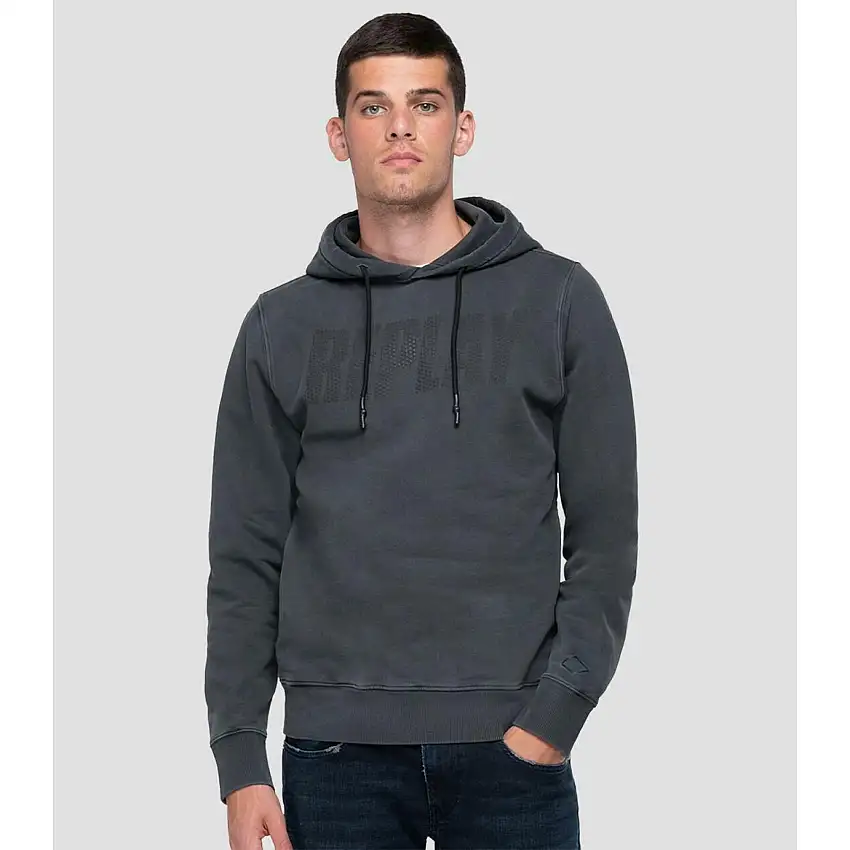 Felpa con cappuccio e tasche Replay