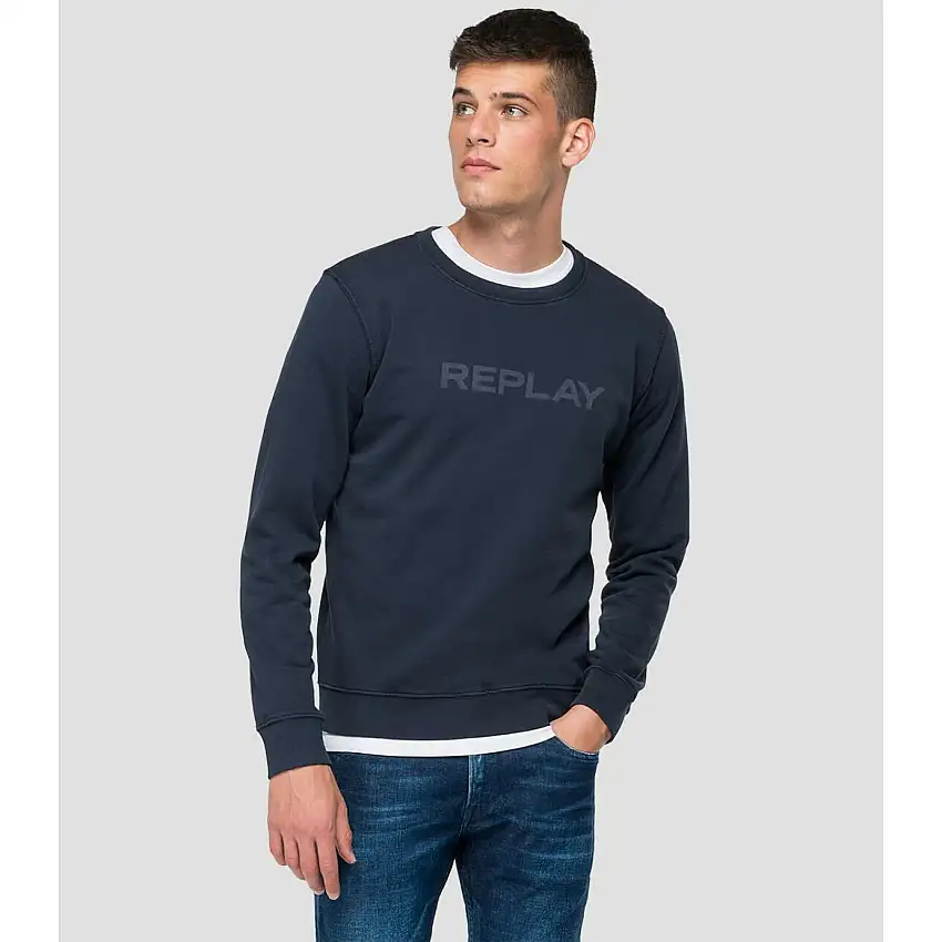 Felpa in cotone biologico Replay