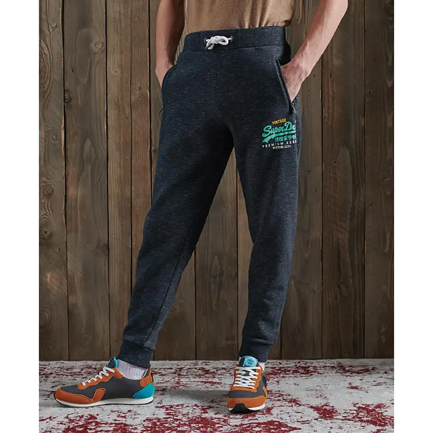 Pantaloni da jogging tricolore Superdry Vintage Logo