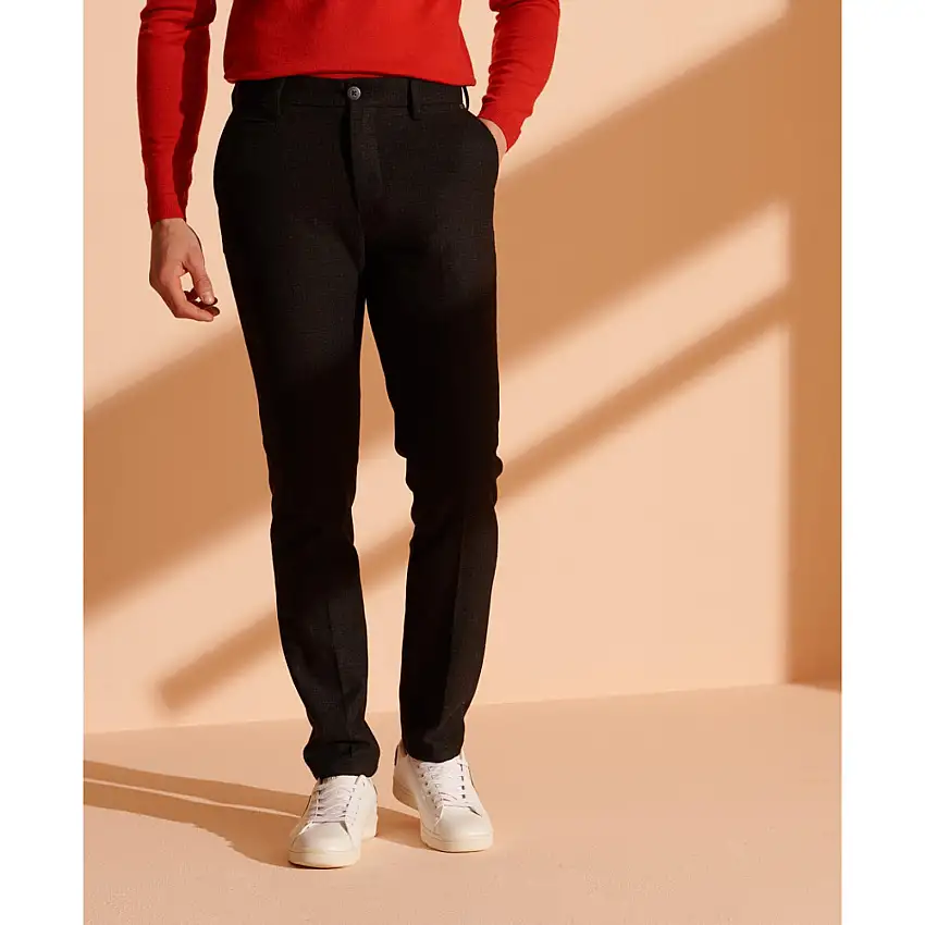 Pantaloni chino slim-fit in lana Superdry Core