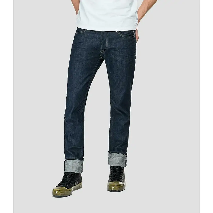 Jeans a taglio dritto in cotone biologico Replay grover aged eco 0 years