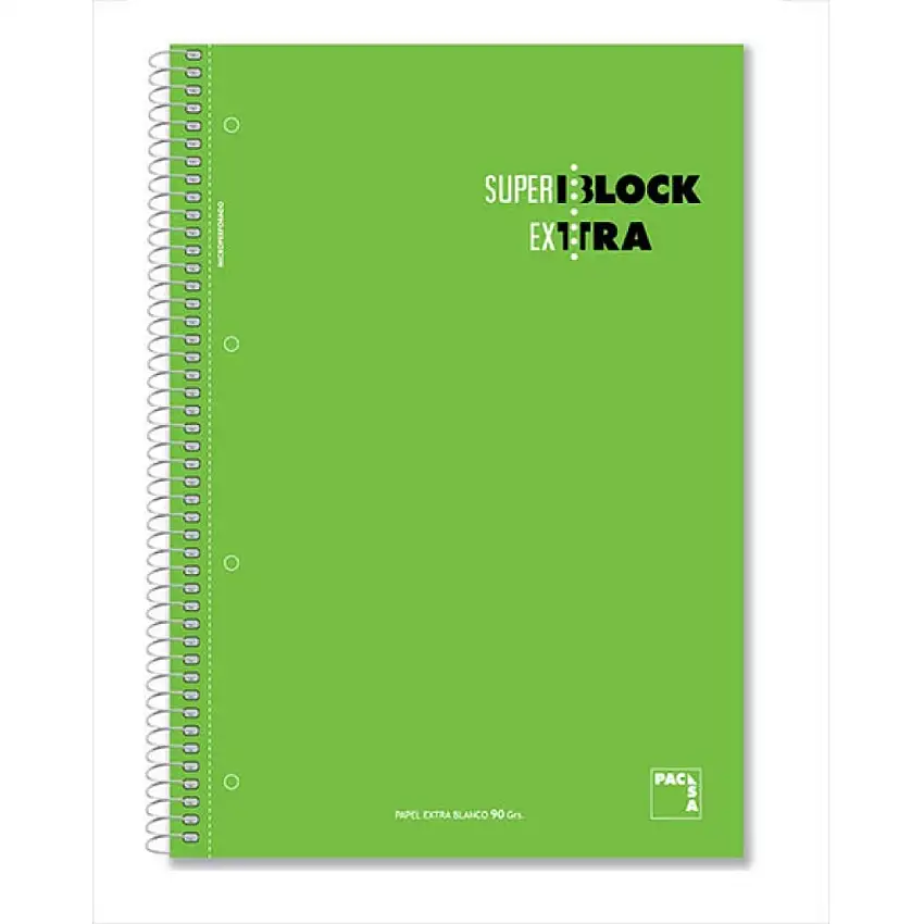 Confezione da 4 quaderni a -4 micro 120 fogli con copertina rigida Milan [Misura 21x29,7x4 cm]