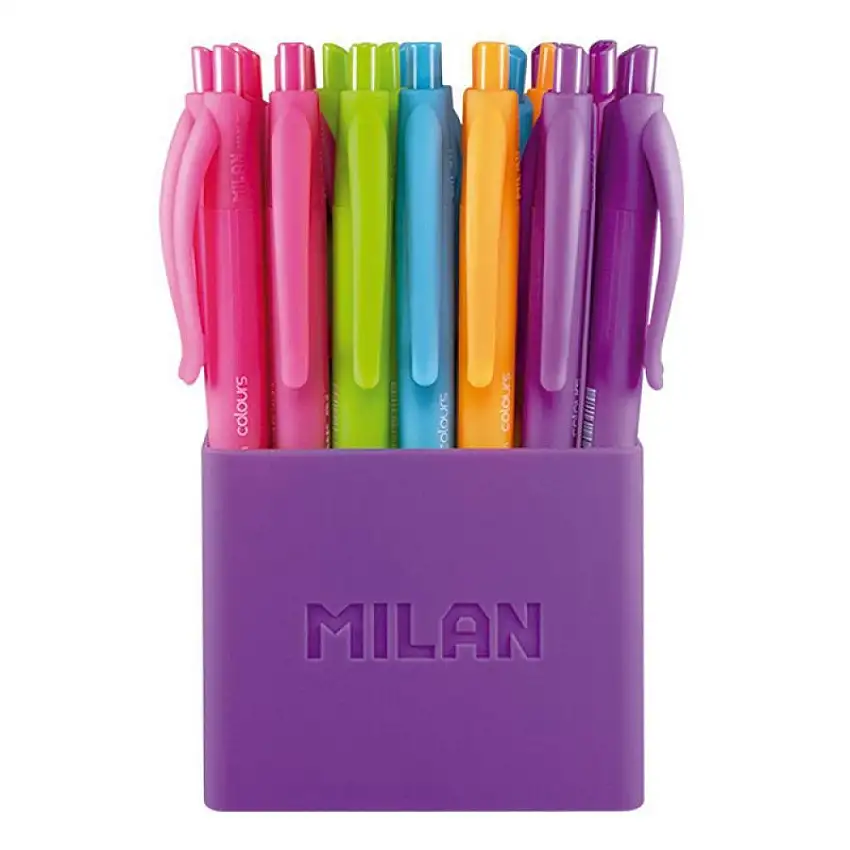 Confezione da 24 penne a sfera Milan Touch Colours