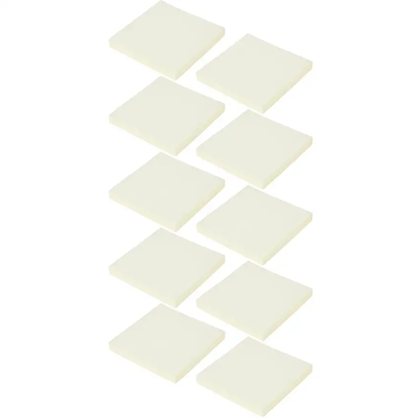 Blocco note con 100 adesivi Milan (x10) [Misura 7,6x7,6 cm]