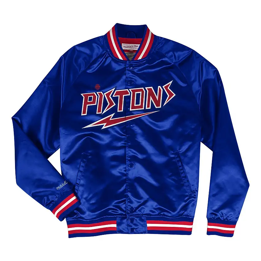 Giacca in raso leggero Detroit Pistons