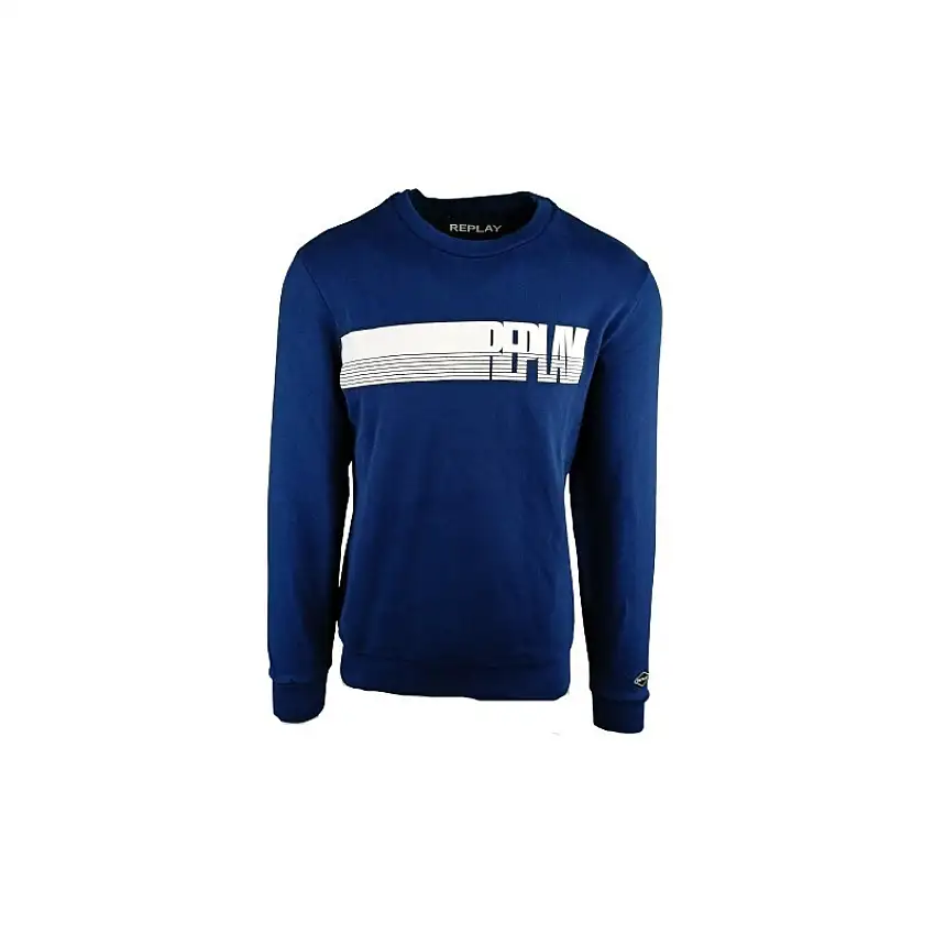 Felpa girocollo in puro cotone Replay