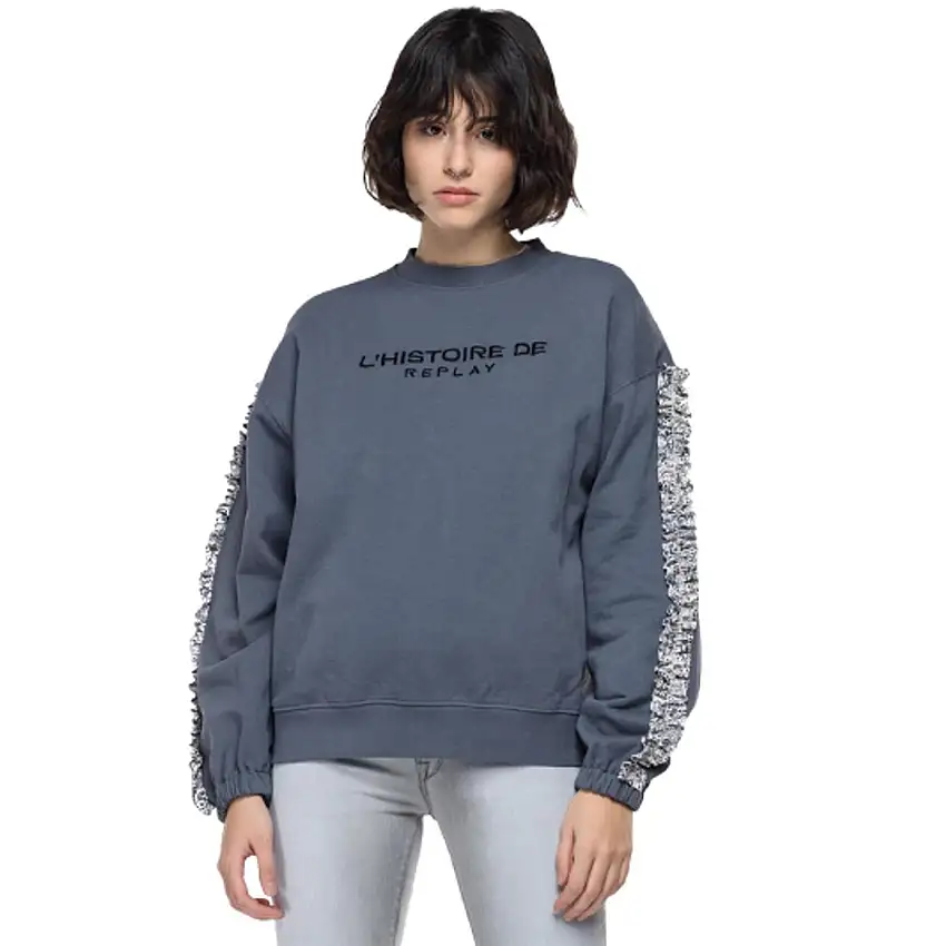 Felpa crop storia donna Replay