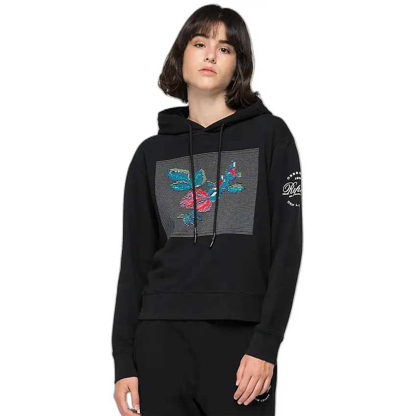 Felpa da donna in cotone biologico Replay