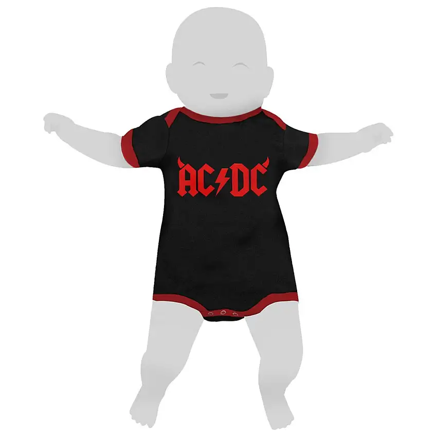 Body da neonato Rock à Gogo Ac/dc - Horns