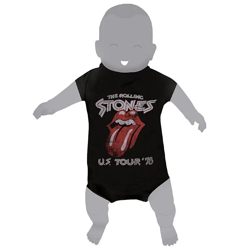 Body da neonato Rock à Gogo The Rolling Stones - Us Tour 78