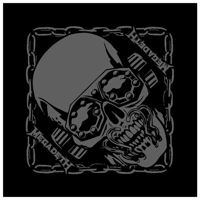 Bandana Rock à Gogo Megadeth - Vic [Misura 55x55 cm]